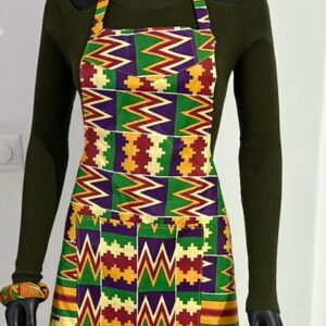 Women's Kente Print Apron