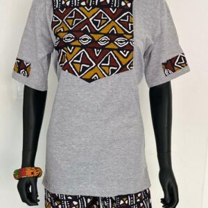 Women's African Tee and Bottoms Set