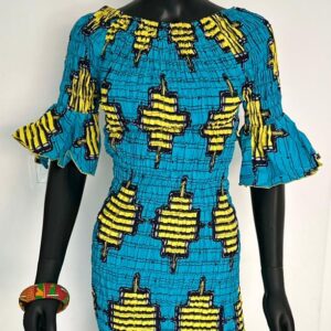 Women's African Print Dress