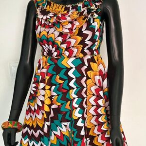 Women's African Print Dress