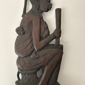 African wood carving